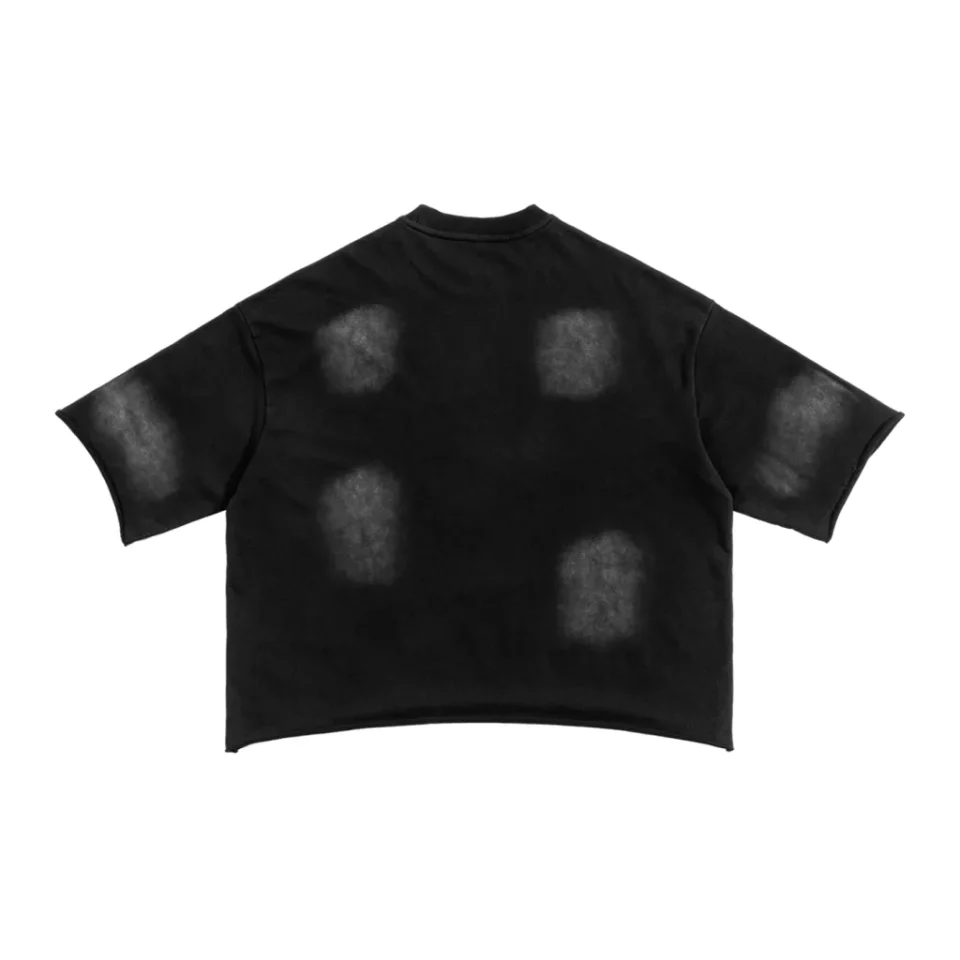 NSFW Online Shop and Clothing Unisex Sunfade French Terry Raw Edge T shirt 1 1 NSFW Apparel Clothing Store
